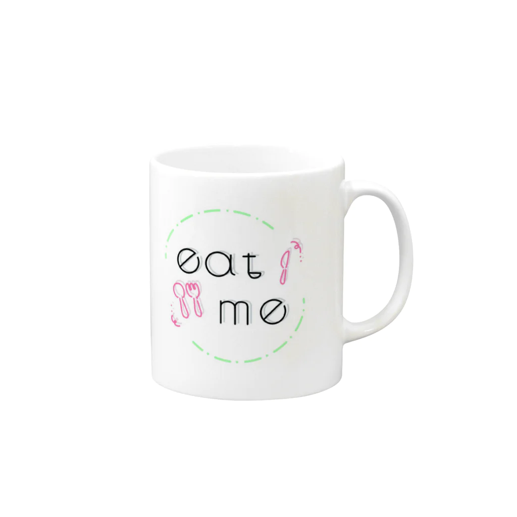 eat-meのeatme ロゴグッズ Mug :right side of the handle