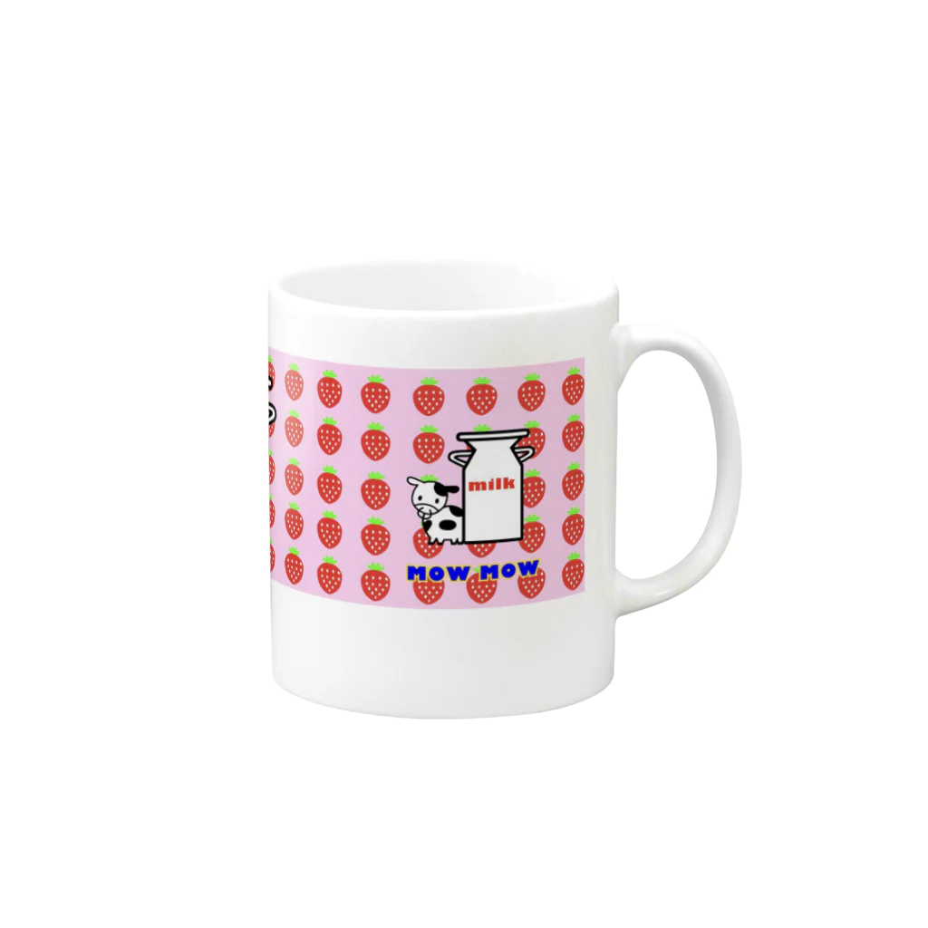 MOW MOWのMOW MOW Mug :right side of the handle