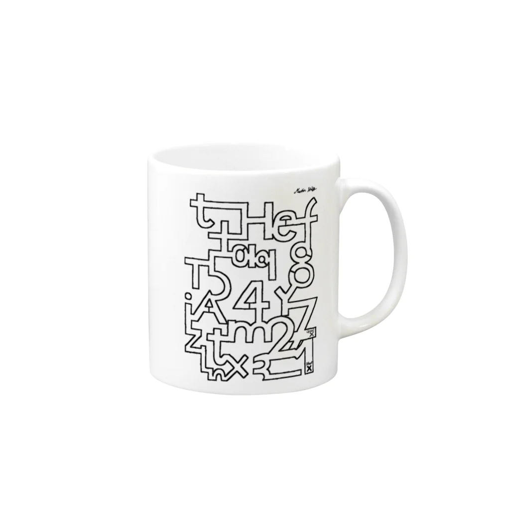 Martin-StoetzerのMartinの迷路シリーズ Mug :right side of the handle
