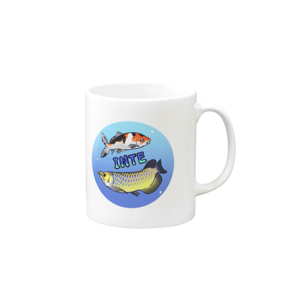 INTEのインテマグカップ Mug :right side of the handle