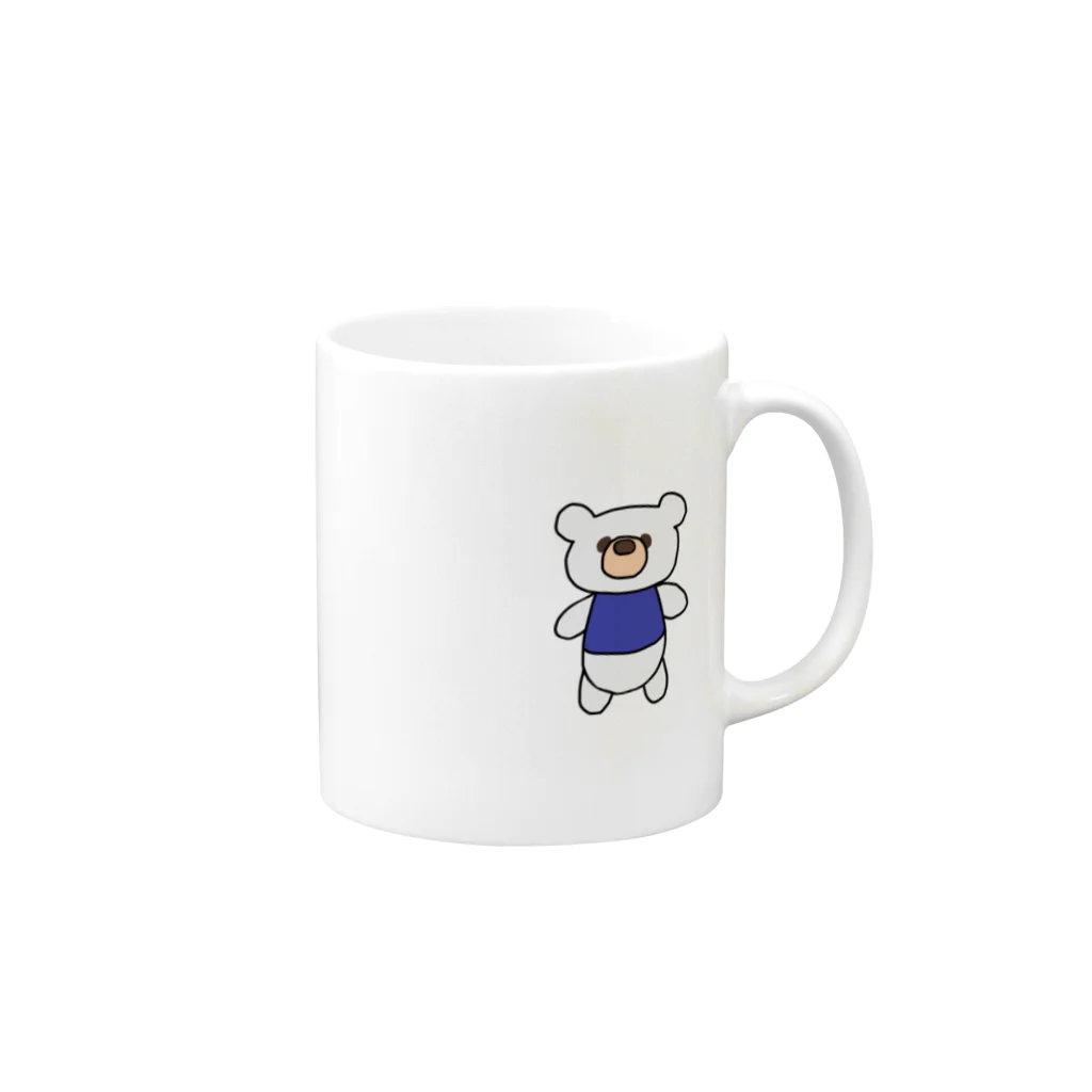 クマのブルくんのクマのブルくん Mug :right side of the handle