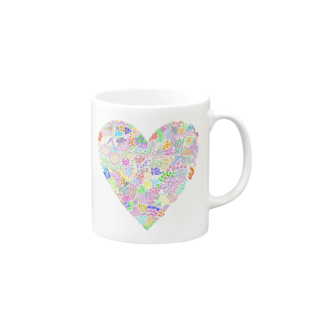 monica_lmのMónica heart Mug :right side of the handle