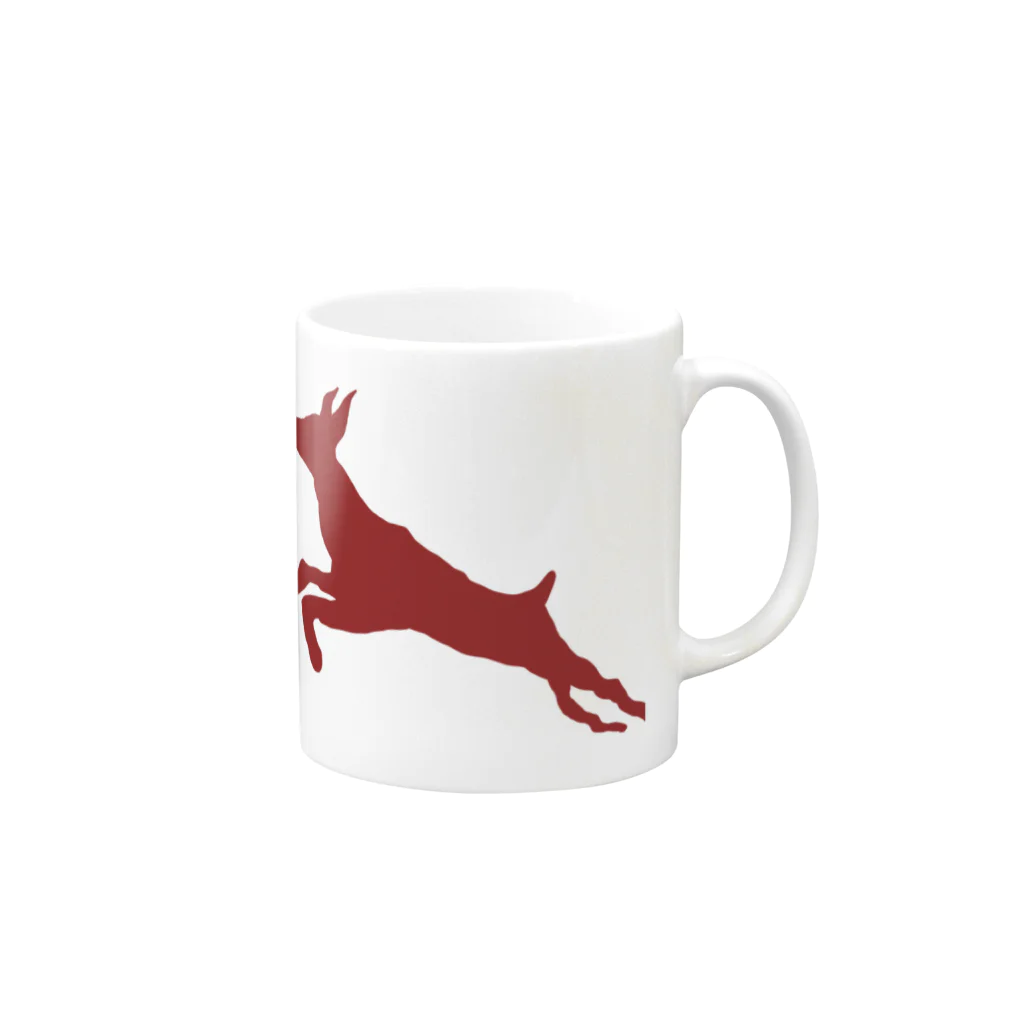 Doberman BrandのDobermanBrand Shipmaker Mug :right side of the handle