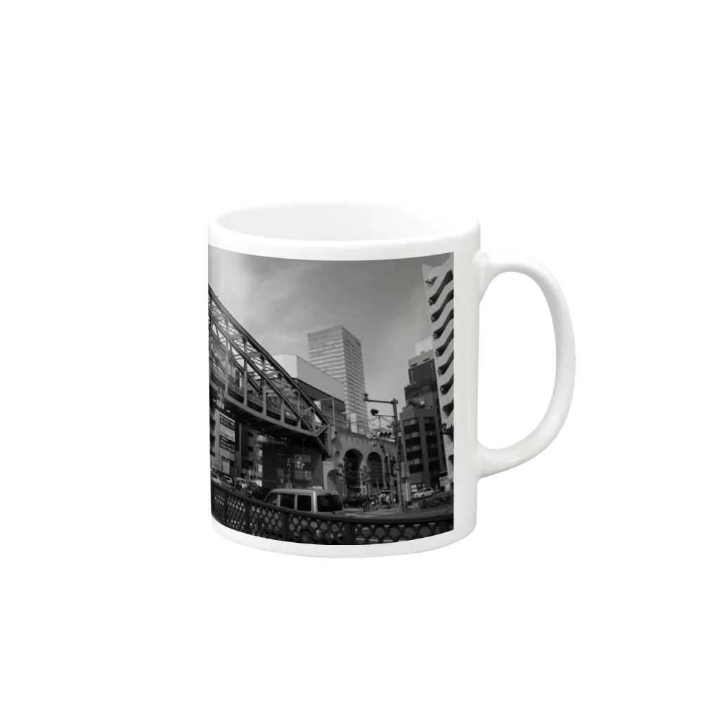 akuのakihabara Mug :right side of the handle