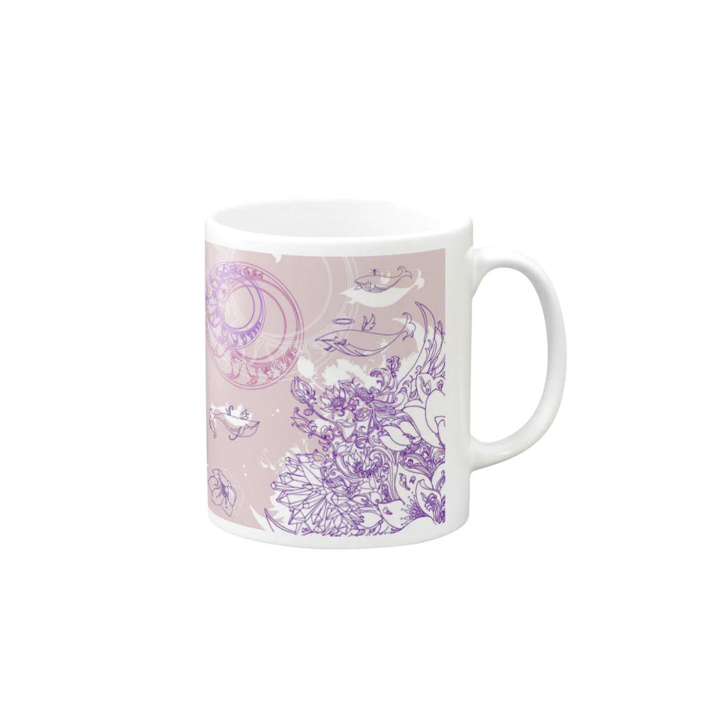 ARCANUMのARCANUM Pallet - Sakura Mug :right side of the handle