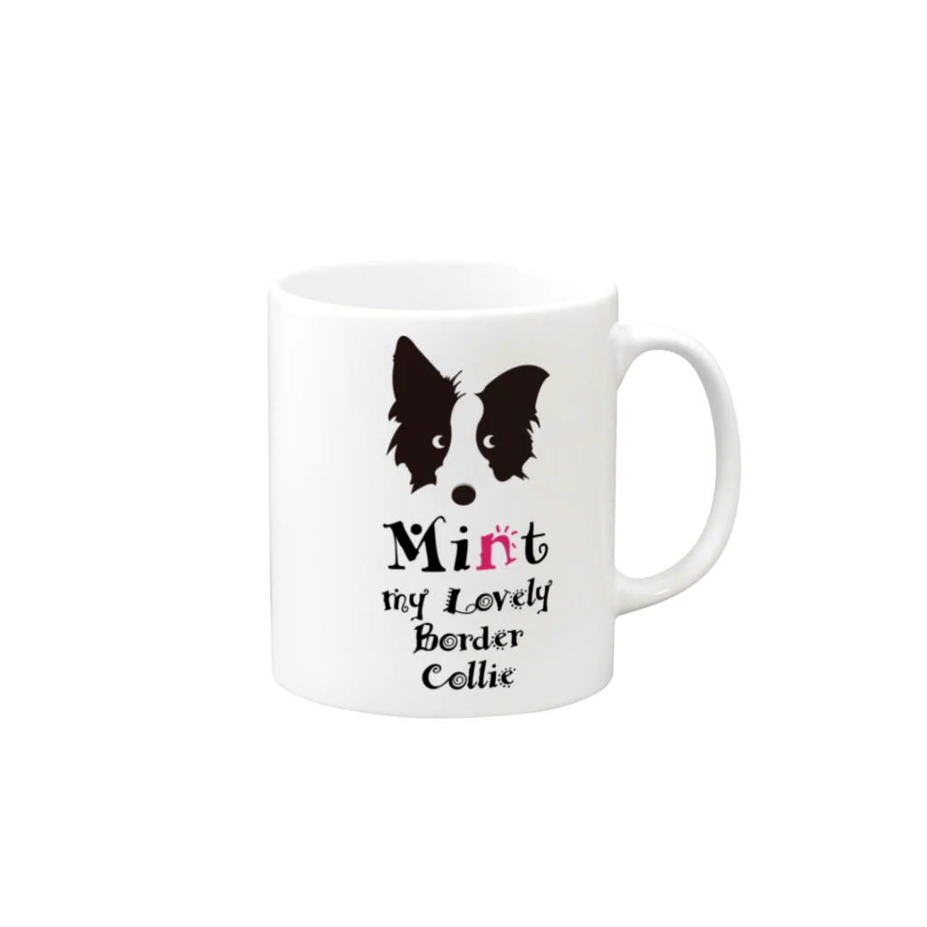 Bordercollie StreetのBD-Mint1 Mug :right side of the handle