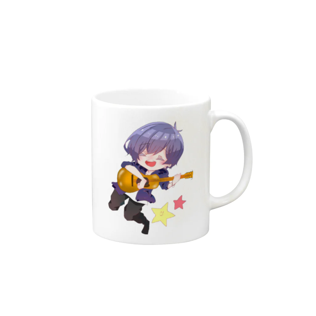 西西太館の西西太オリジナルイラスマグカップ Mug :right side of the handle