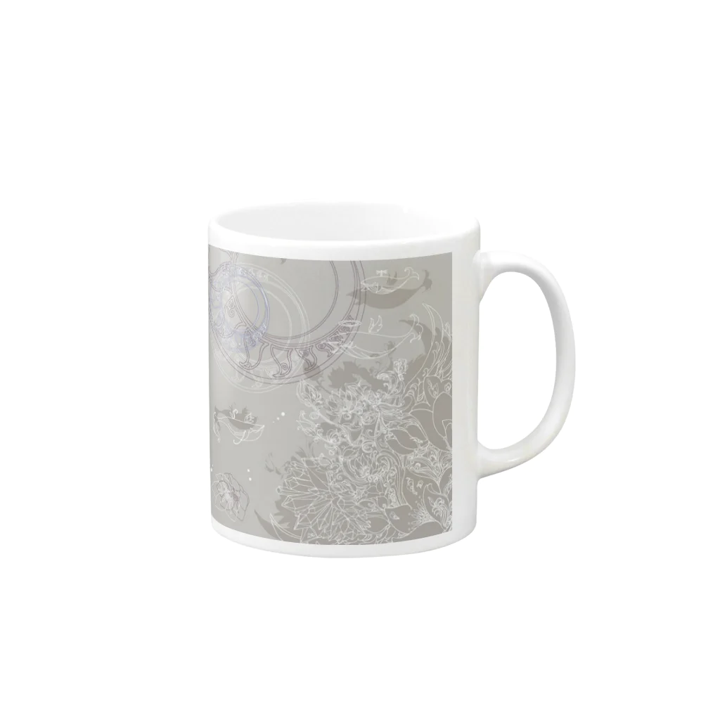 ARCANUMのARCANUM Pallet - Moon Stone Mug :right side of the handle