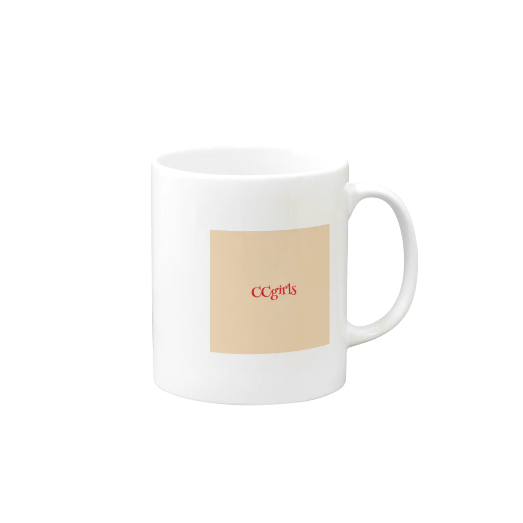 CCgirlsのCCロゴ入り Mug :right side of the handle