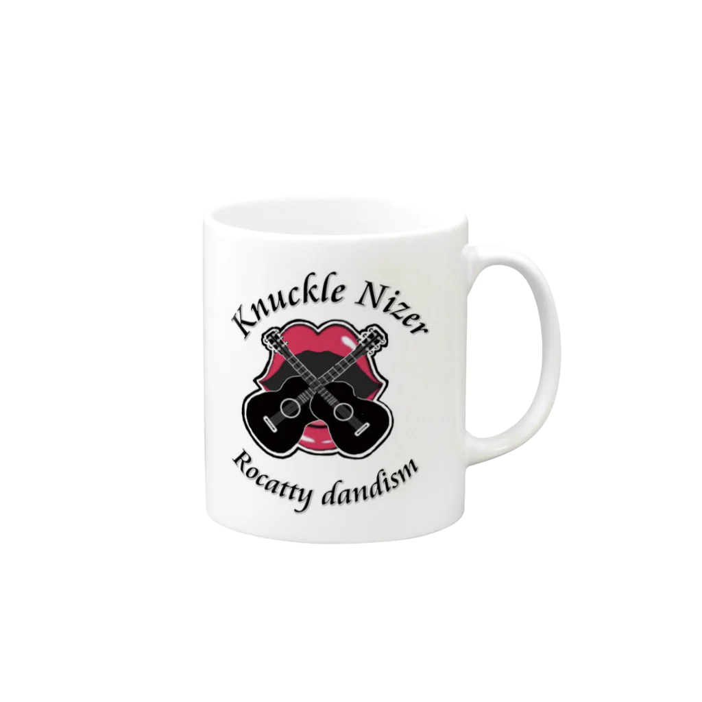 Ricciのナックル・ナイザー Mug :right side of the handle