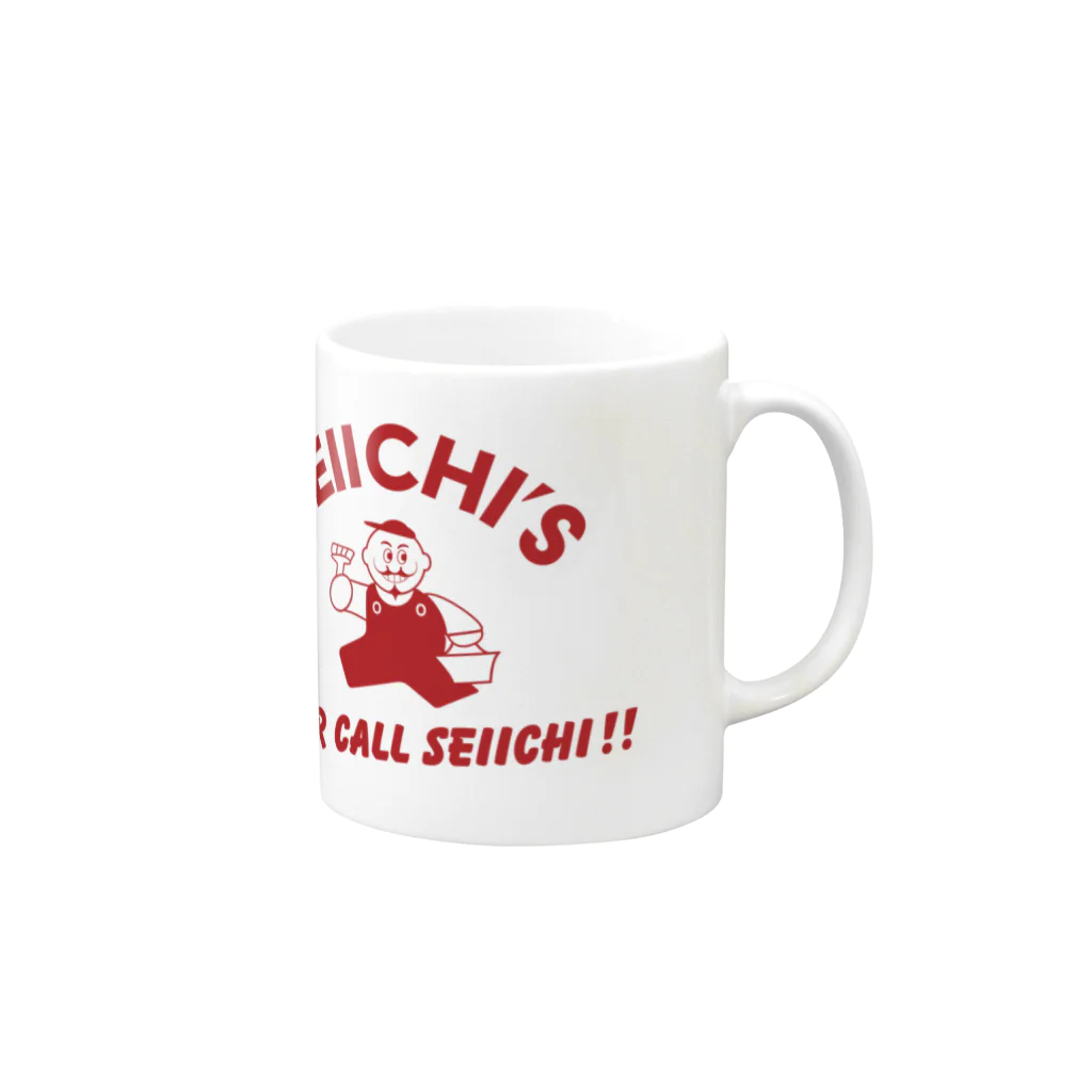 SSS(Seiichi's Souvenir Services)のBETTER TO CALL Mug :right side of the handle