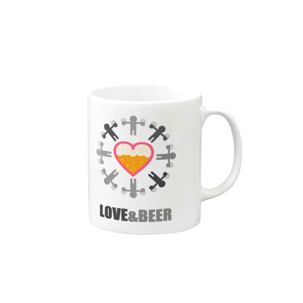 Siderunの館 B2のLOVE & BEER Mug :right side of the handle