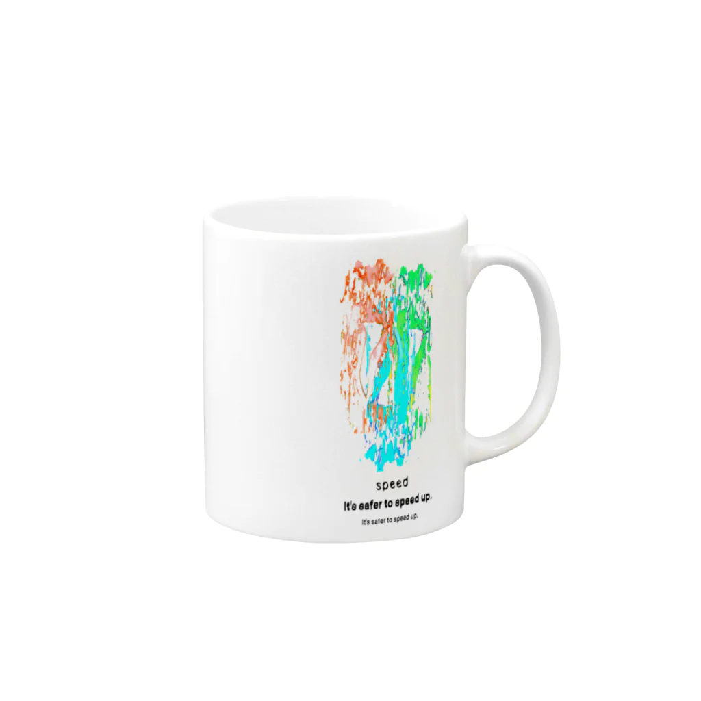 BAMBINERDSのspeed Mug :right side of the handle