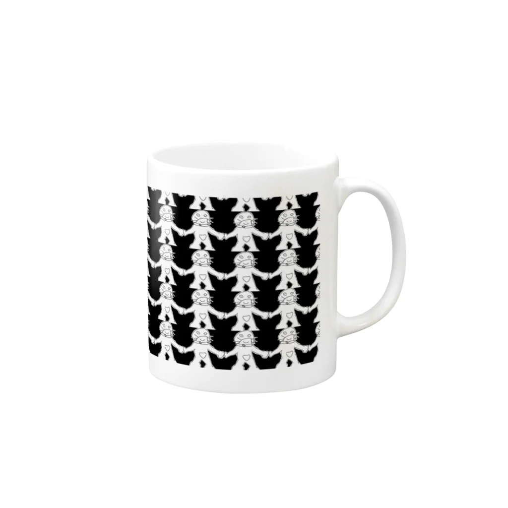 とんかつ_弟のパンえもん Mug :right side of the handle