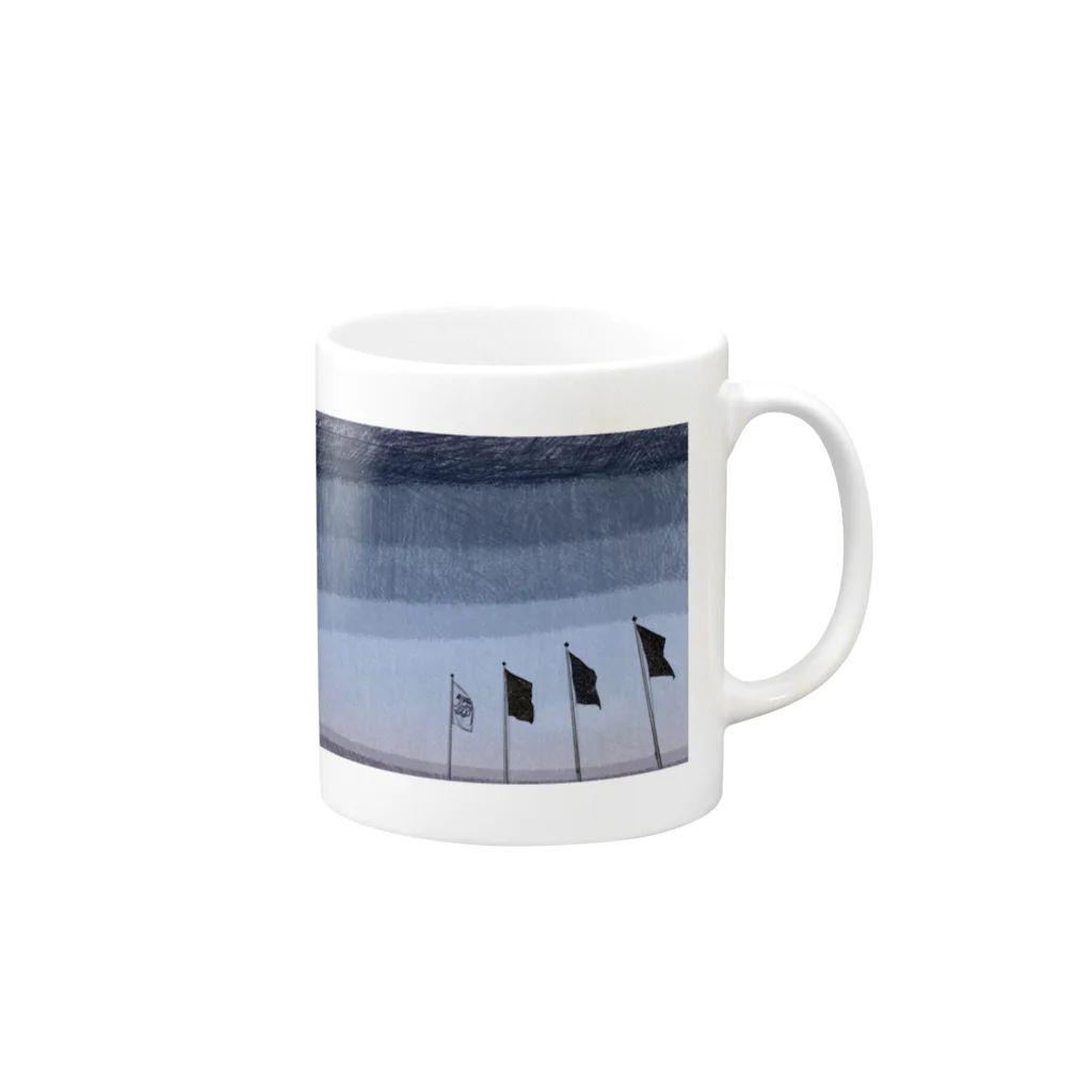 世界のどこかのフラッグ/Sweden Mug :right side of the handle