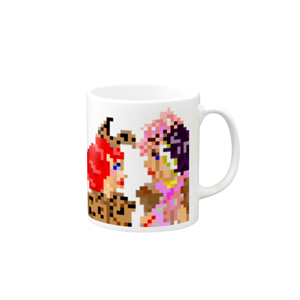 うみちゃんの近未来の美容事情 Mug :right side of the handle