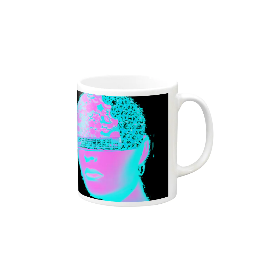 tjtのタイムトラベラー Mug :right side of the handle