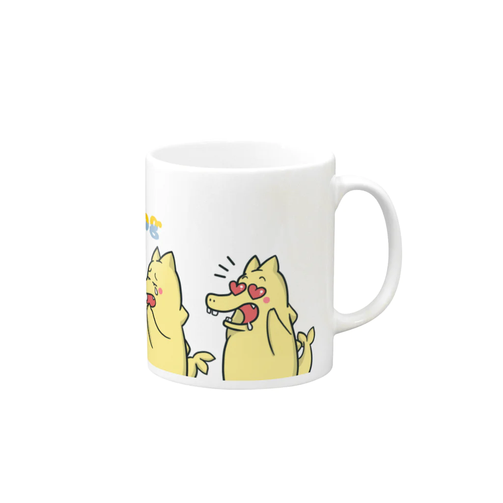 ピカロンのピカロン Mug :right side of the handle