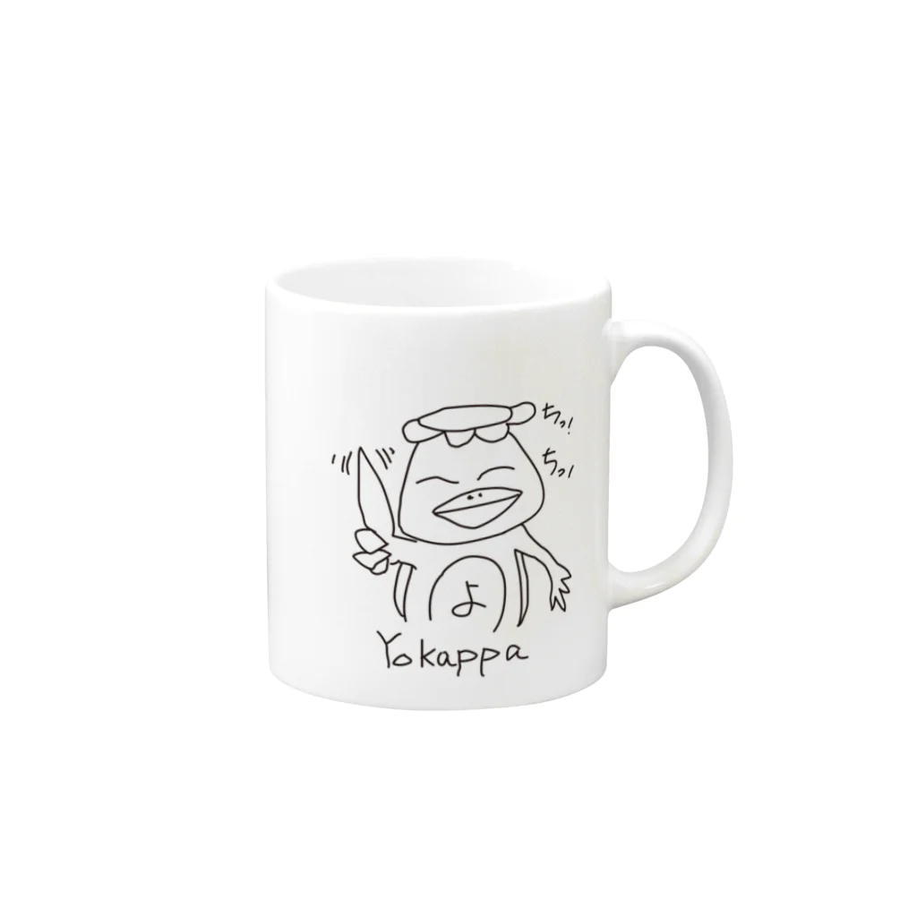 Weed(仮)のよかっぱ Mug :right side of the handle