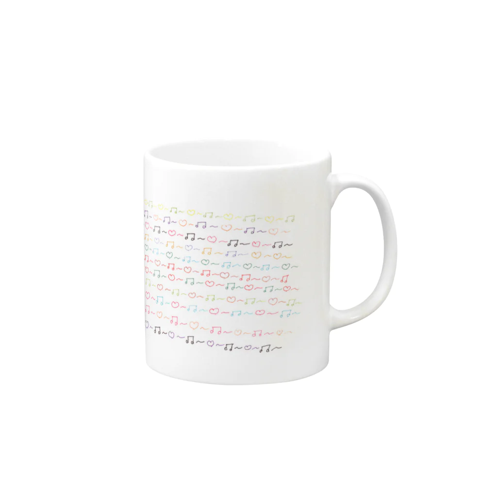 ケラピーSHOPのオンプ Mug :right side of the handle