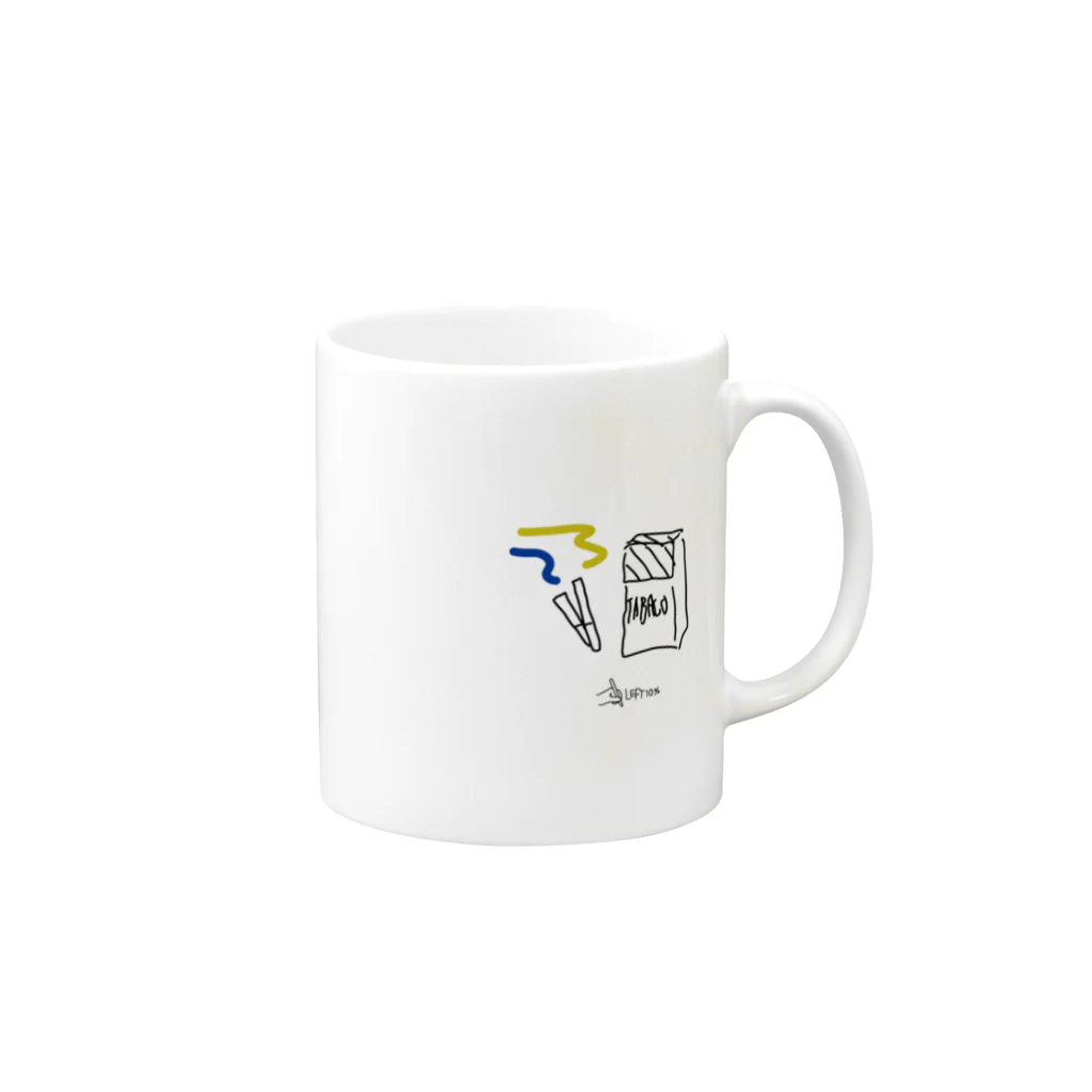 leftyのぼくのともだち Mug :right side of the handle