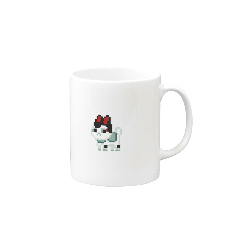 Atomのいぬはりこ Mug :right side of the handle