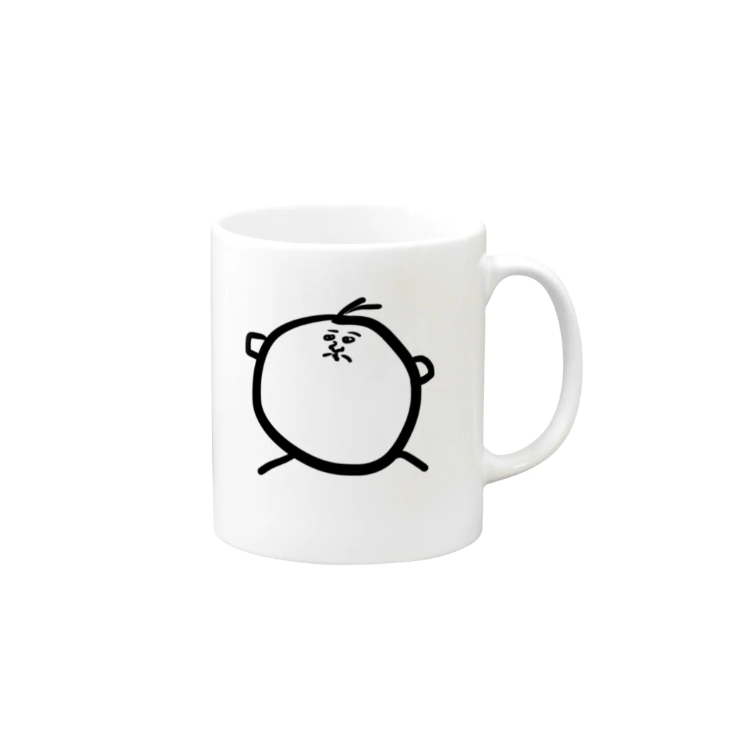 GAHAKU NO OMISE　番外編のとまと坊や Mug :right side of the handle