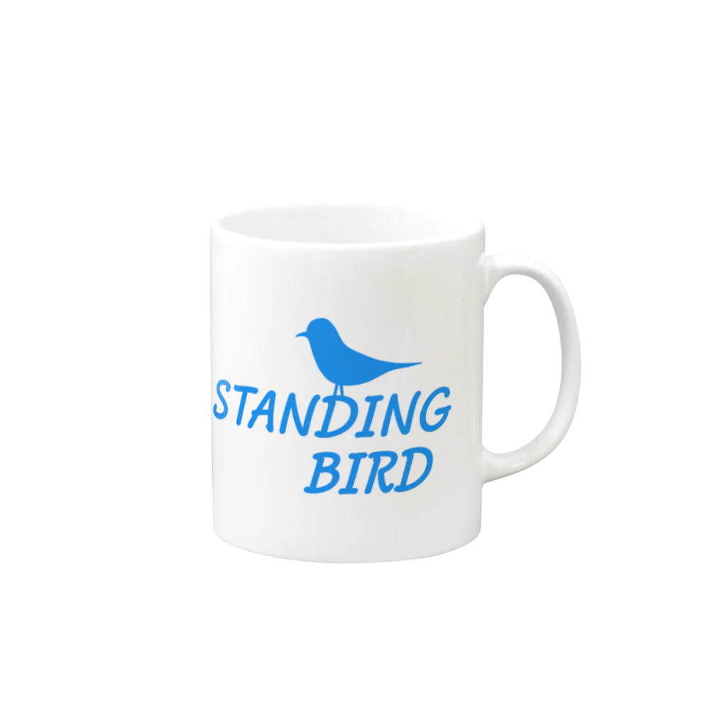 日々好日屋2号店のSTANDING BIRD マグカップの取っ手の右面