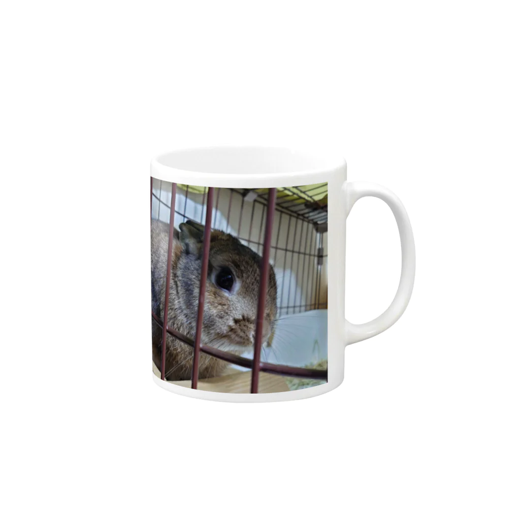 クリムゾーンのストラくん Mug :right side of the handle