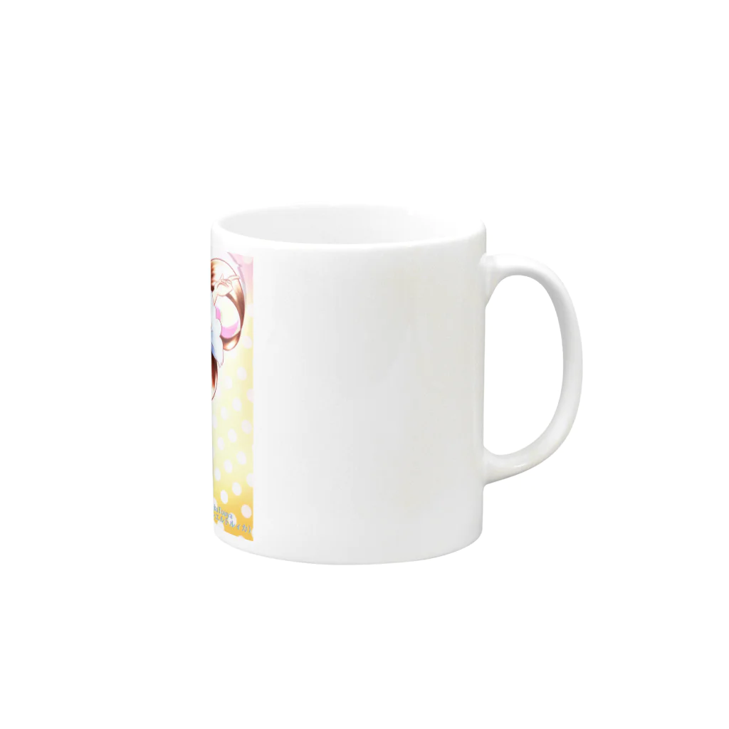 桜さつき と 神楽鈴の2011年アイコン　エバ Mug :right side of the handle