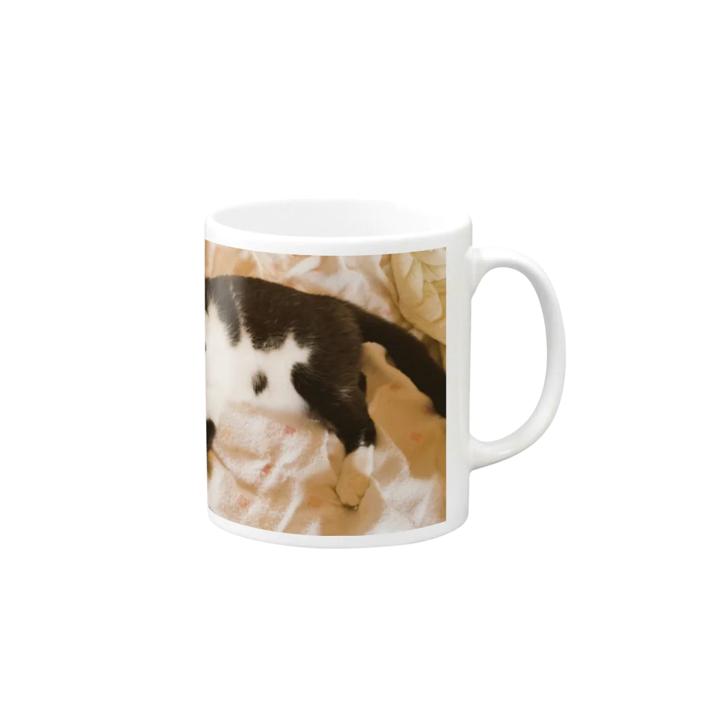 あうべの妹猫 Mug :right side of the handle