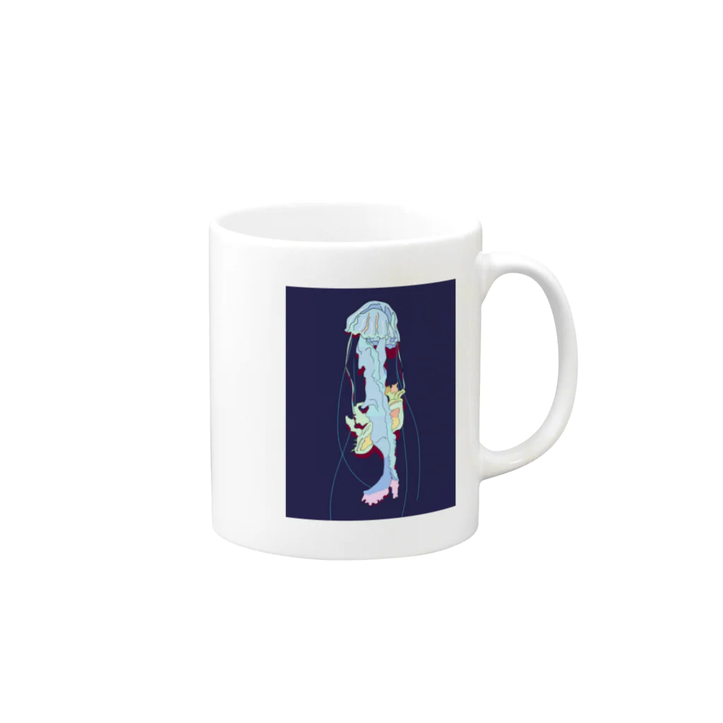 もののけCo.のクラゲ Mug :right side of the handle