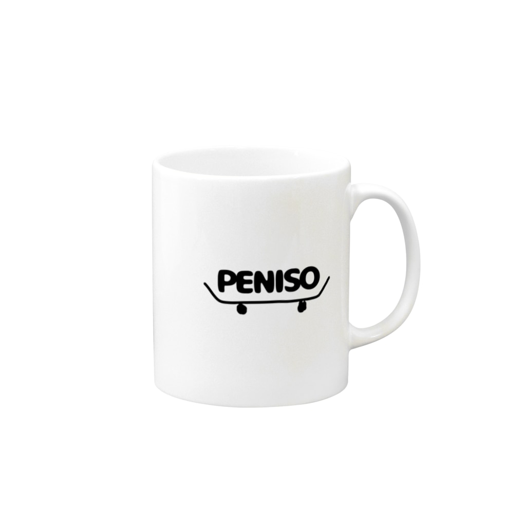 PENISOのPENISO season2 ストリートブランド Mug :right side of the handle