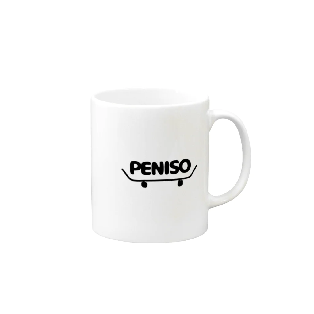 PENISOのPENISO season2 ストリートブランド マグカップの取っ手の右面