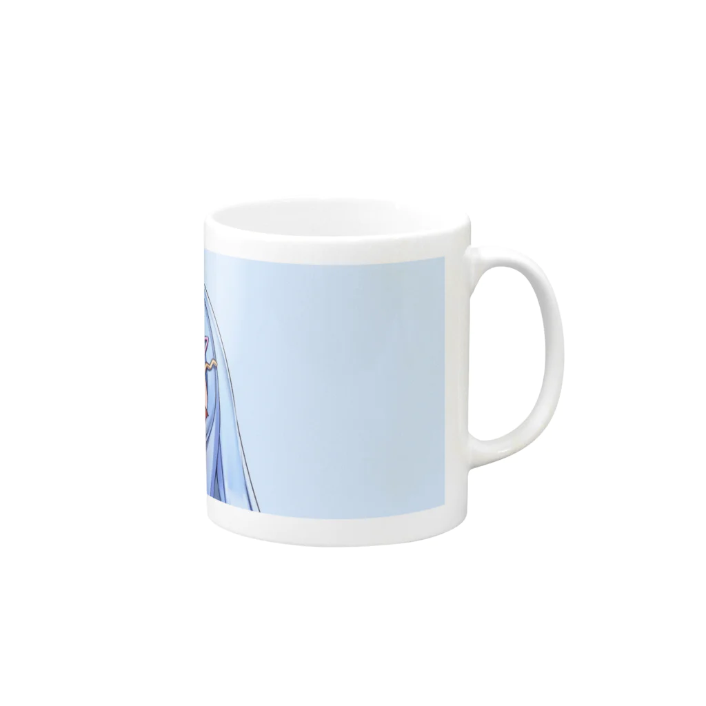 なちょすのぬまちマグカップ Mug :right side of the handle