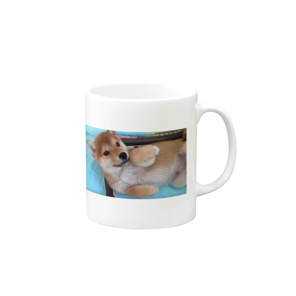 チャットシャルムの犬だよ〜 Mug :right side of the handle