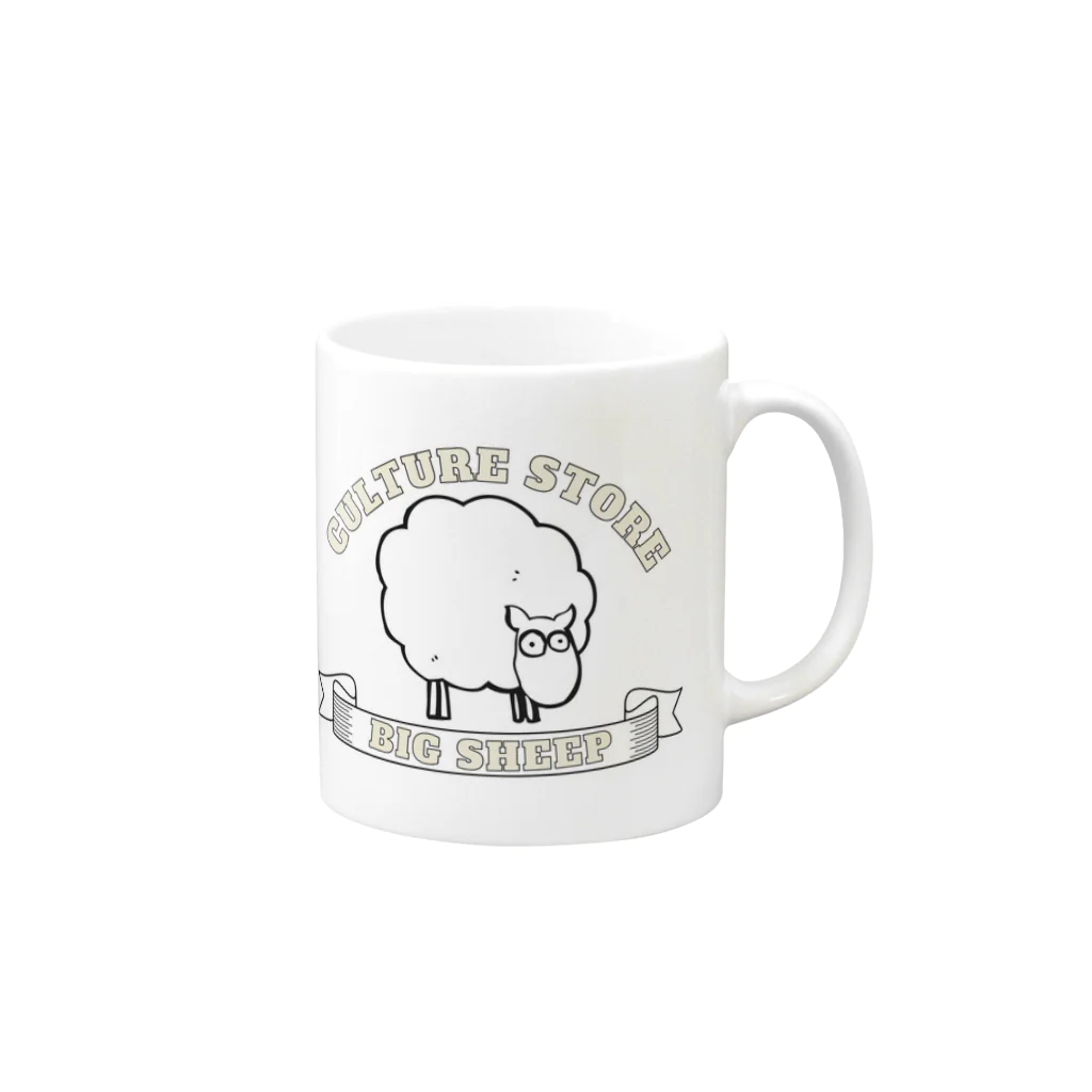 BIG SHEEP CULTURE STOREのBIG SHEEP マグカップの取っ手の右面