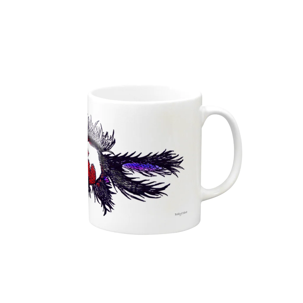 BabyCobra の金魚 Mug :right side of the handle