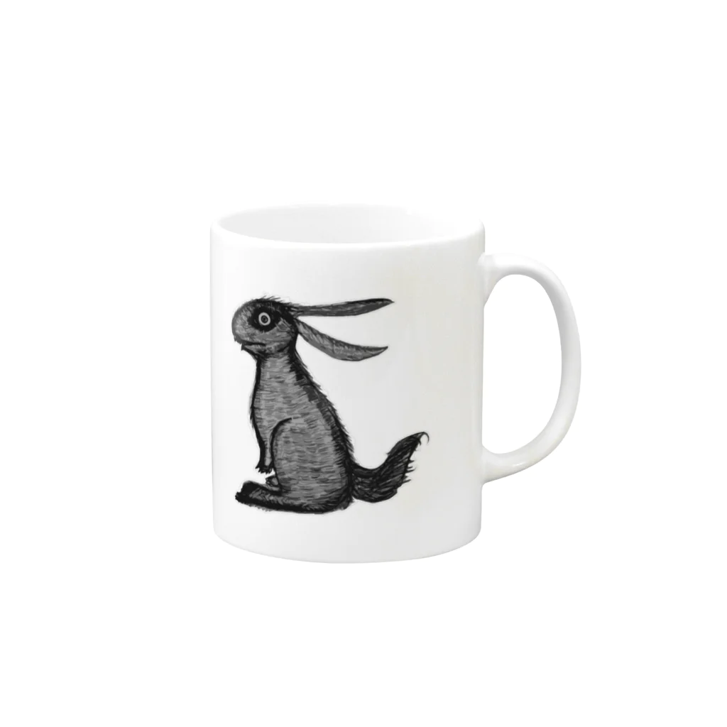 BabyCobra の兎 Mug :right side of the handle