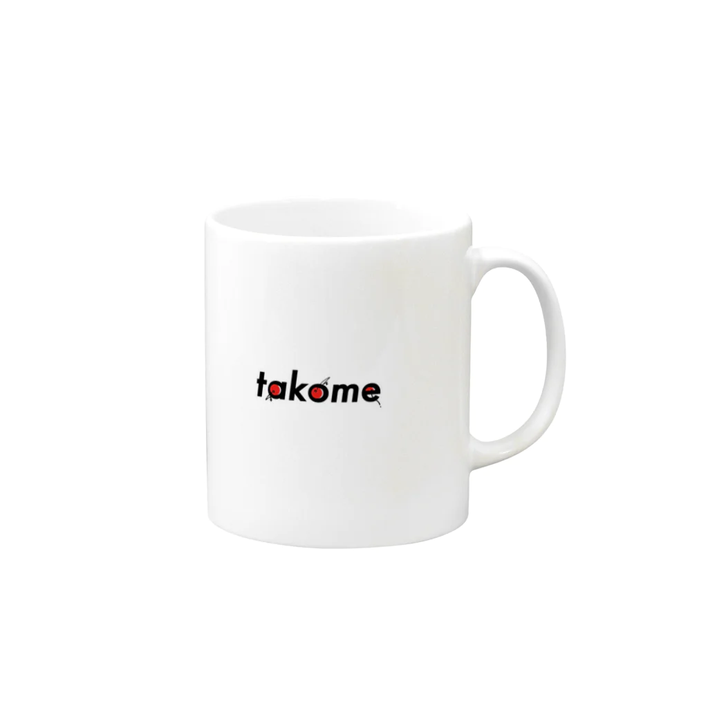 tako me（テイコミー）のtako me Mug :right side of the handle