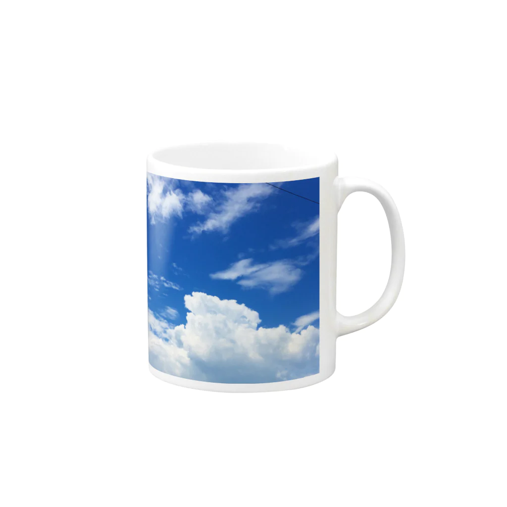 13107_の入道雲 Mug :right side of the handle