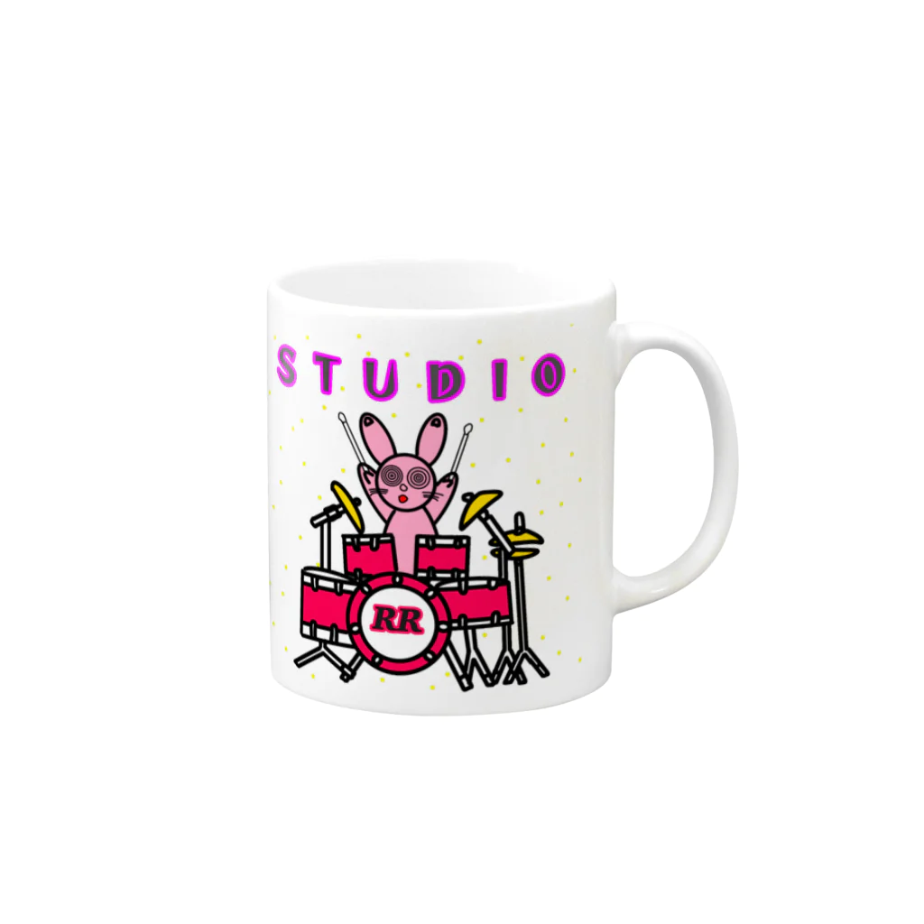 RR_collectionのRabbit Live Mug :right side of the handle