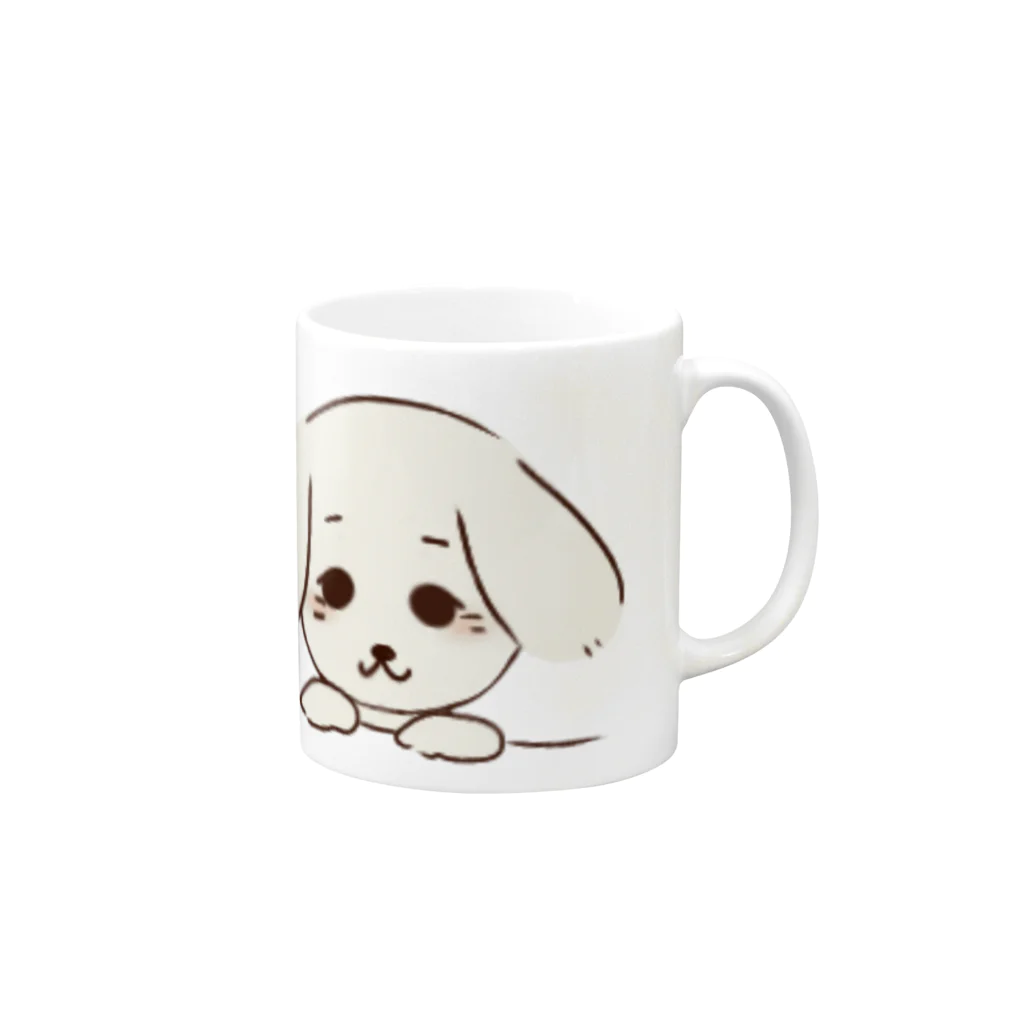 Multipliesのらっちくん Mug :right side of the handle