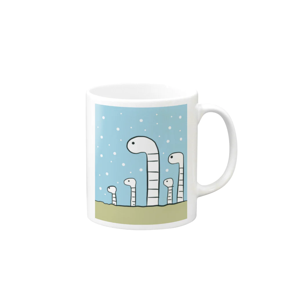 Acornの見たことあるような、ないような Mug :right side of the handle