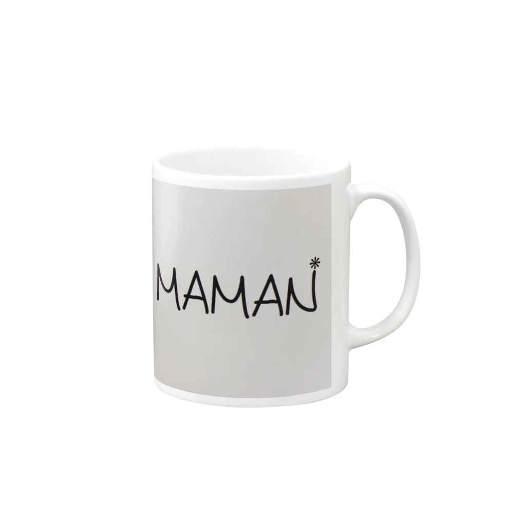 MAMANのMAMAN goods マグカップの取っ手の右面