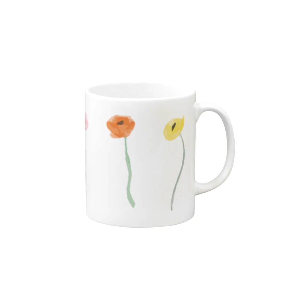 mon  parfaitのspring flowers 2 Mug :right side of the handle