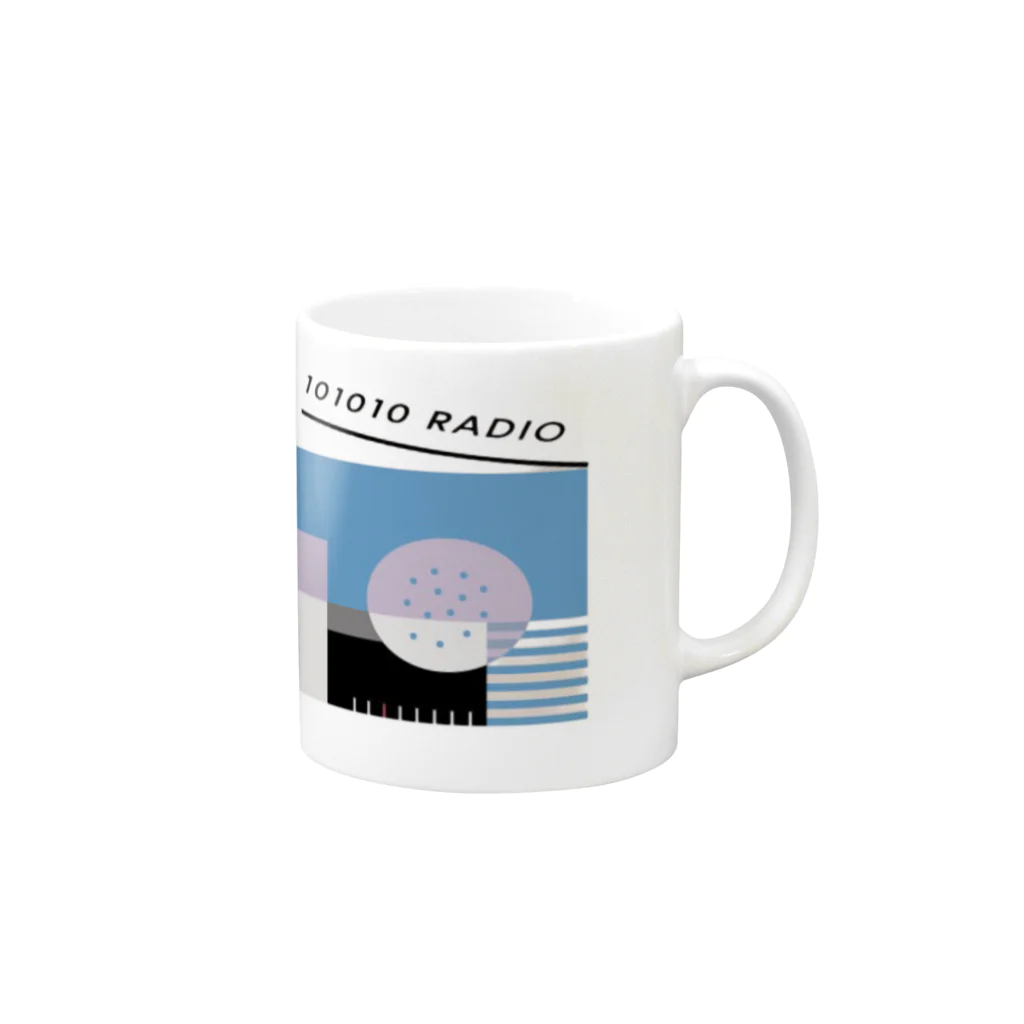 101010の101010RADIO Mug :right side of the handle