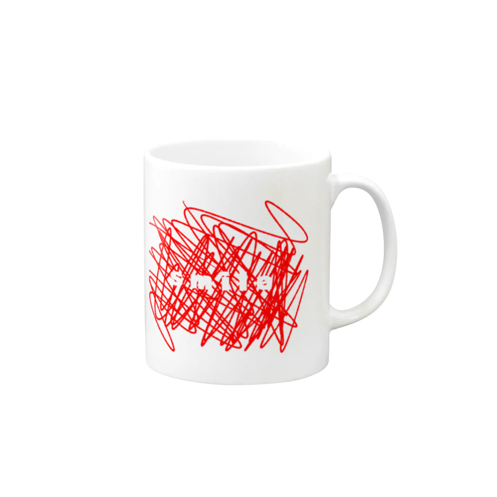 block man のSmile Mug :right side of the handle