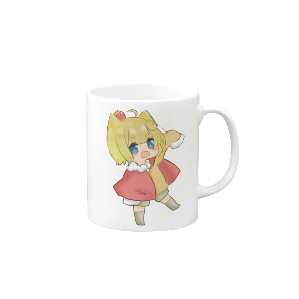 キノのキノ Mug :right side of the handle