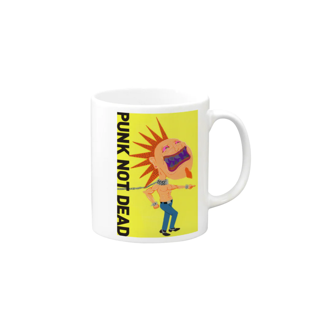 punksのpunks_y Mug :right side of the handle